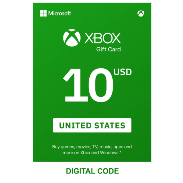 10 USD XBOX Gift Card (USA)